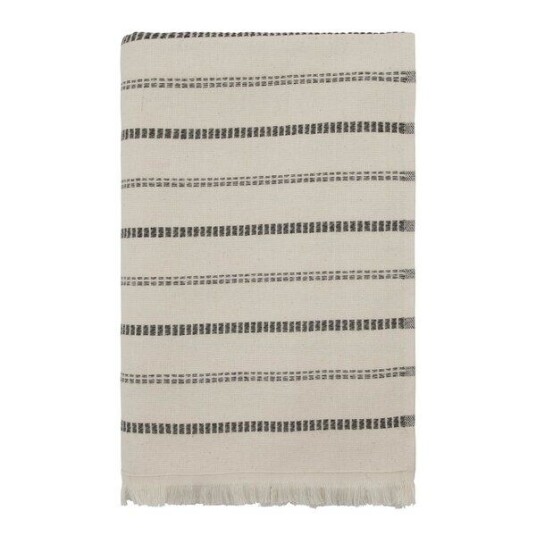 Meraki - Håndkle 70x140 cm offwhite/svart Meraki - Håndkle 70x140 cm offwhite/svart