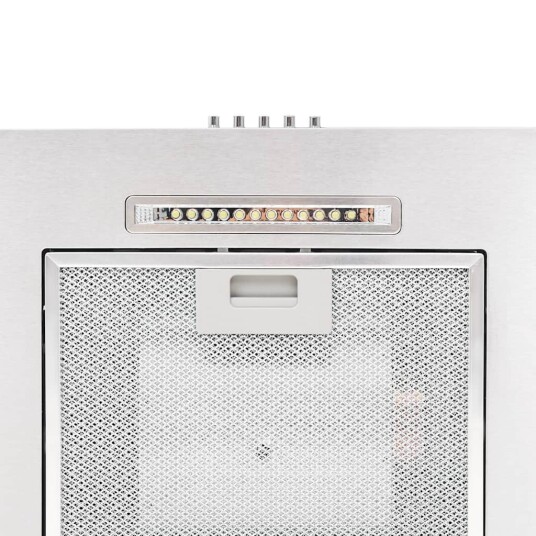 vidaXL Veggmontert kjøkkenvifte 60 cm rustfritt stål 756 m³/t LED