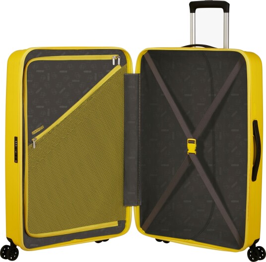 American Tourister Rejoy Spinner Trillekoffert 100L, Electric Yellow