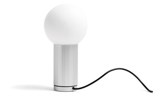 HAY Turn On Bordlampe Aluminium