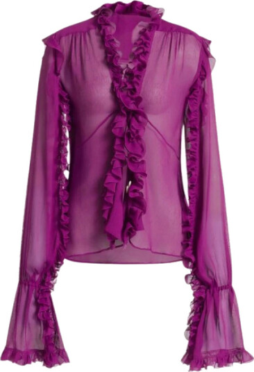 Alberta Ferretti Dame Bluser & Skjorter Lilla XS,