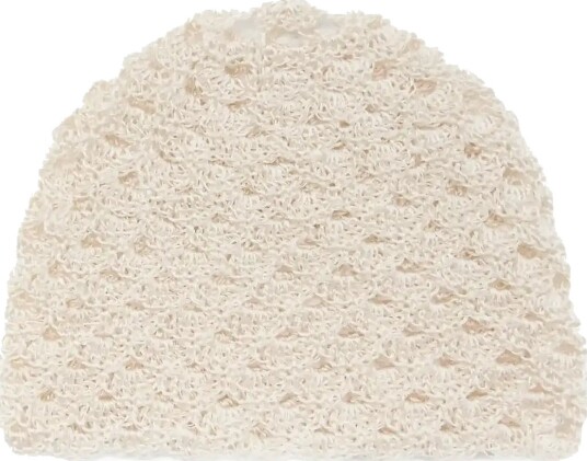 Mango Crochet Hat Beige ONE SIZE
