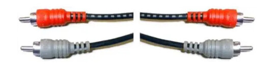Hosa CRA201 dual cable ph/ph 1 m