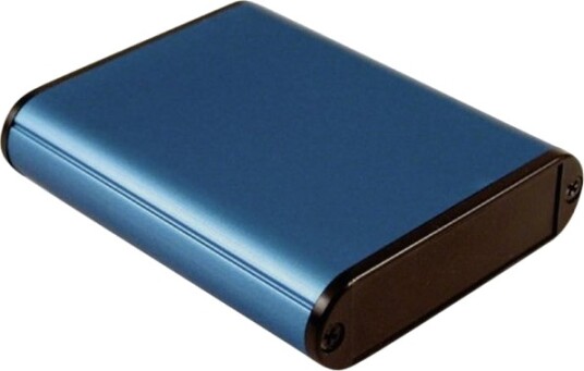 Hammond Electronics 1455B802BU 80 × 71,7 × 19 mm Aluminium Blå Kabinett