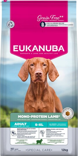 Eukanuba Adult Special Care Tørrfôr med Mono-Protein Lam 12 kg Eukanuba Adult Special Care Tørrfôr med Mono-Protein Lam 12 kg