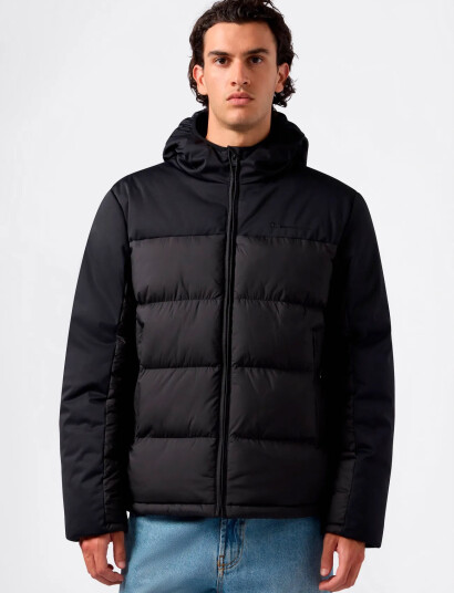 Champion Hooded Jacket - Black - S