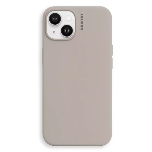 Nudient iPhone 14 Base Silicone Deksel - Stone Beige