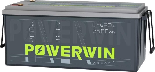 Powerwin BT200 12.8V 200Ah LiFePO4 litiumbatteri for båt, hytte, campingvogn og bobil (forbruk) Powerwin BT200 12.8V 200Ah LiFePO4 litiumbatteri for båt, hytte, campingvogn og bobil (forbruk)
