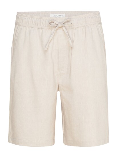 Casual Friday Cftorp 0262 Linen Mix Shorts   CreaM