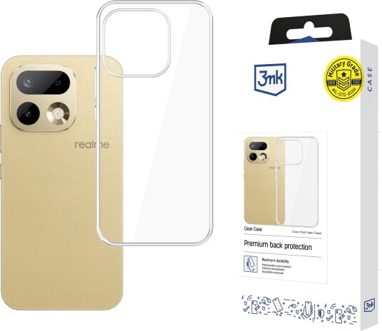 3Mk Mobildeksel Clear Case for Realme 16 Pro 5G - Gjennomsiktig Beskyttelse