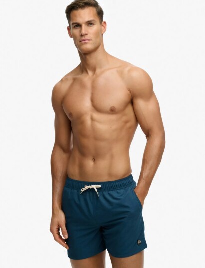 Superdry Embroidered Logo 15 Swim Short Blue S