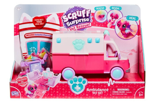 Little Rescue Scruff-A-Luvs Ambulance Playset Little Rescue Scruff-A-Luvs Ambulance Playset