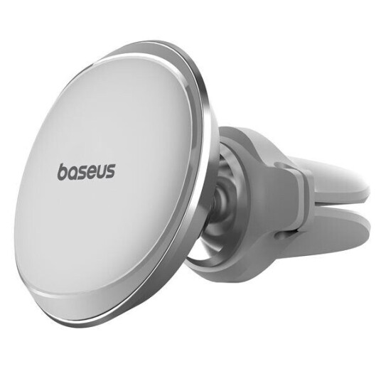 Baseus Magnetisk Bilholder for Luftventil Sølv - Universell Baseus Magnetisk Bilholder for Luftventil Sølv - Universell