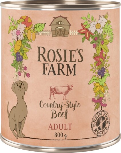 Rosie'S Farm Våtfôr Adult Okse 24 X 800 G