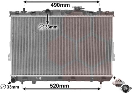 VAN WEZEL 82002104 Radiator motorkjøling