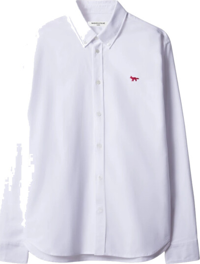 Maison Kitsuné Herre Skjorter Hvit L,