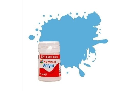Humbrol Akryl No 47 Sea Blue - Blank 18,2ml boks