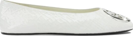 Tory Burch Dame Sko Hvit 37 EU,