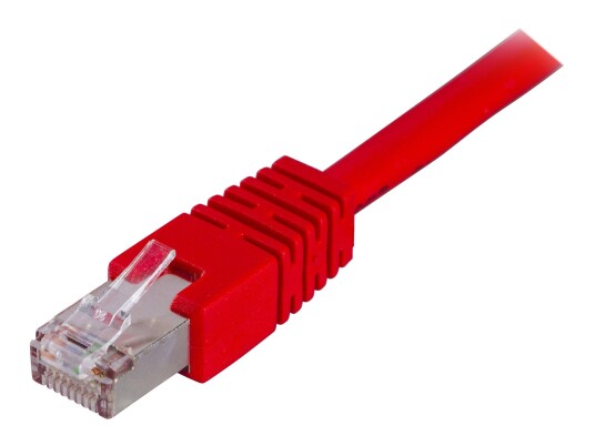 Deltaco Cat6 2m Nettverkskabel Rød med RJ-45 Deltaco Cat6 2m Nettverkskabel Rød med RJ-45