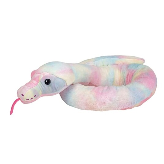 Mellowkins Eco regnbueslange kosedyr 138 cm Wild Republic