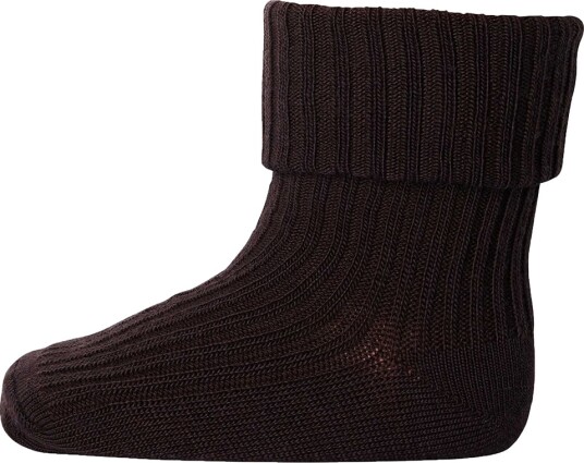 MP Sokker Rib Dark Brown MP 17/18 Sokker Brun