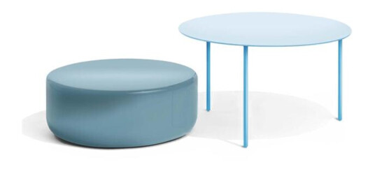 Furniture Copenhagen Par Sidebord L Keramikk/ Blå