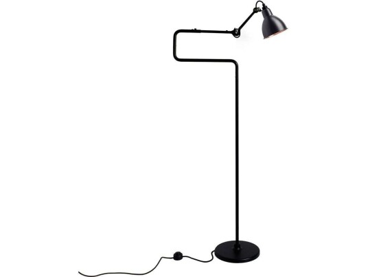 Lampe Gras N411 Gulvlampe Matt Sort & Matt Sort/Kobber
