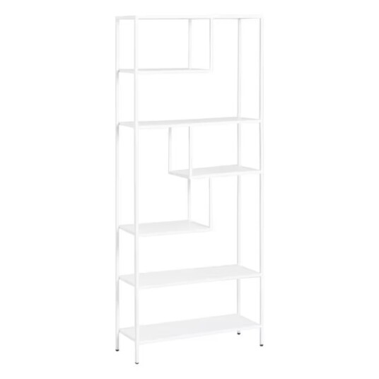 Bokhylla SQUARE Metall Vit 80 x 26 x 180 cm