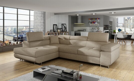 Bobis Sovesofa med Sjeselong Venstre Beige Bobis Sovesofa med Sjeselong Venstre Beige