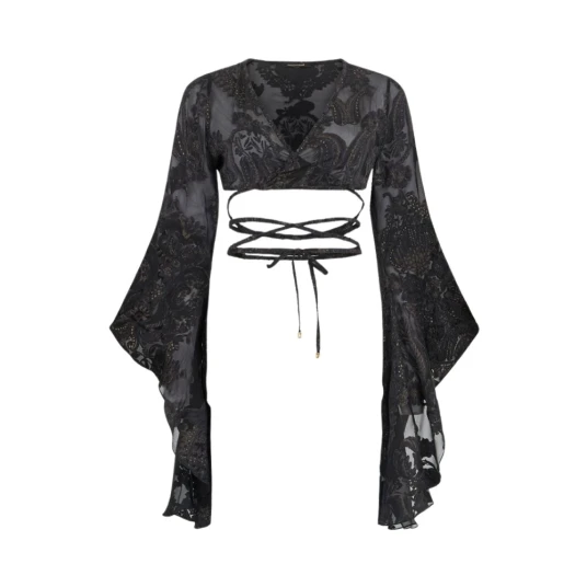 Roberto Cavalli Dame Bluser & Skjorter Svart L, Roberto Cavalli Dame Bluser & Skjorter Svart L,
