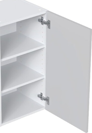 Norema Overskap k b499 h704 d330 white u/hylle u/hengsel u/front