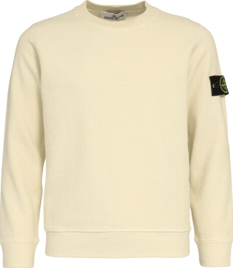Stone Island Collegegenser GipStone Island 12 år 152 Collegegenser Beige Hvit