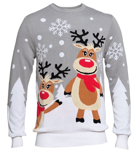 Happy Seasons The Cute Christmas Jumper Grey 92-104 Happy Seasons The Cute Christmas Jumper Grey 92-104