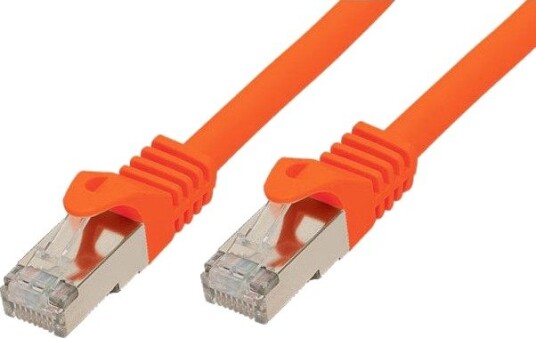 S/Conn Standard Patchkabel Cat. 6A Med Råkabel Cat.7 S/Ftp Dobbelt Skjermet Halogenfri Oransje 30,0 M 16675530O