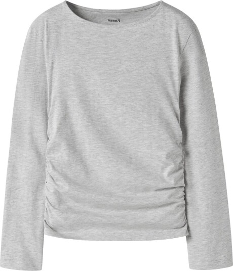 Name It Nkfofransa Ls Top Bf LIGHT GREY MELANGE 134 140
