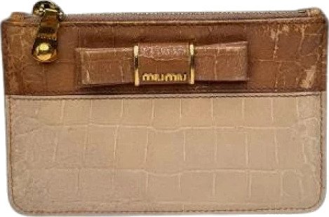 Miu Miu Pre owned Dame Pre owned Beige ONE SIZE,