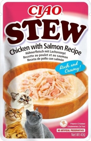 Inaba Ciao Kylling Laks Bisque 40 G