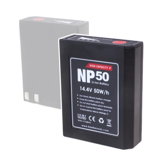 Hawk-Woods 14.4V 50Wh NP1 Li-Ion Batteri 50Wh NP1