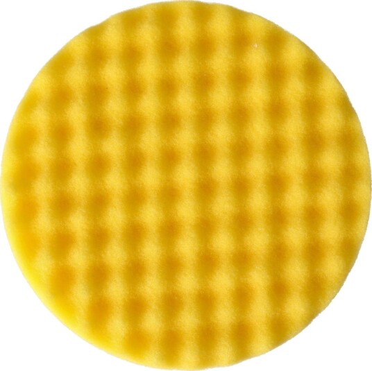 Mirka 150mm Vafflet Polersvamp 2-pakning - Gul for Optimal Finish