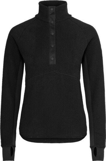 Johaug Women's Fusion Pile Henley Black L