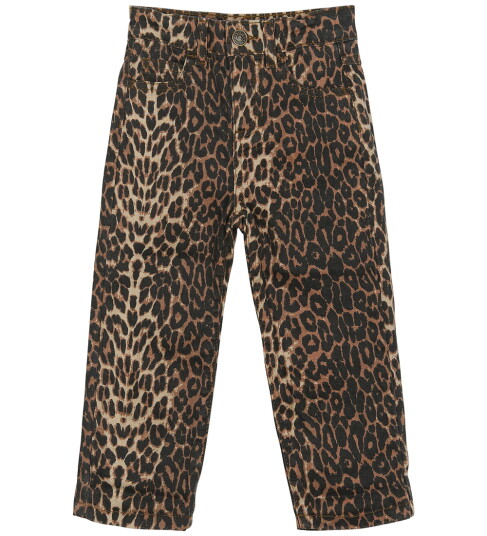 THE NEW Siblings Feather Gray AOP Paloma Straight Jeans 98
