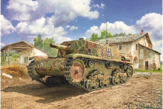 Italeri 1:35 Selvgående M42 75/18 mm Plastmodell