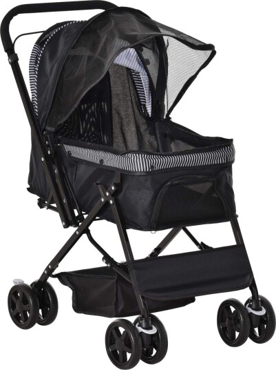 Northio Hundevogn Svart 76.5X52X95 cm