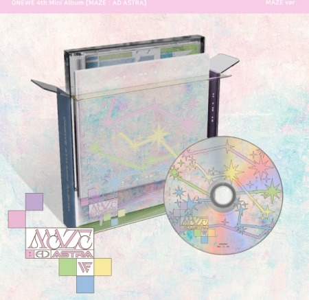 Onewe Maze : Ad Astra Maze Version incl. Lyrics Book, Photobook, Folding Maze Card, Sticker, 3 Photocards, Folded Poster + Group Folded Poster CD