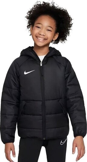 Nike Vinterjakke Academy Pro 24 Therma fit Svart/hvit Barn størrelse S: 128 137 cm