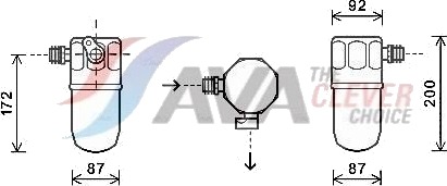 AVA COOLING SYSTEMS OLD563 Tørker, klimaanlegg
