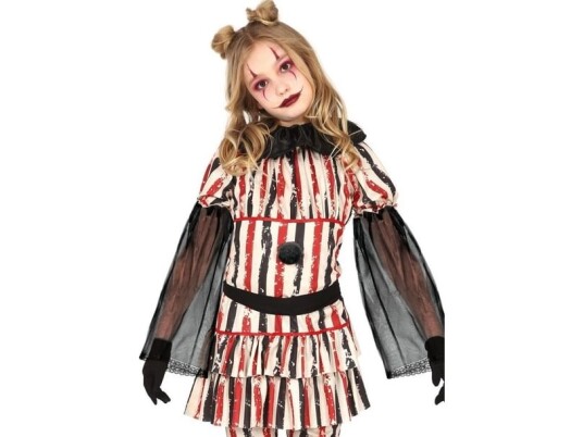 Fiesta Horror Clown Girl Kostume