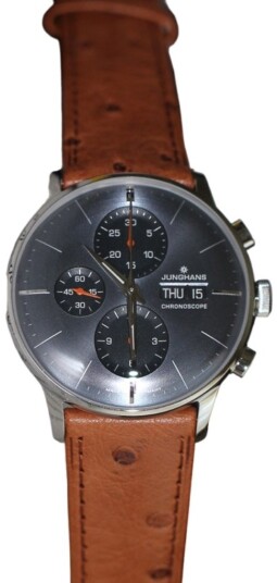 Junghans Herreklokke 27/4224.03 Meister Blå/Lær Ø40.7 mm