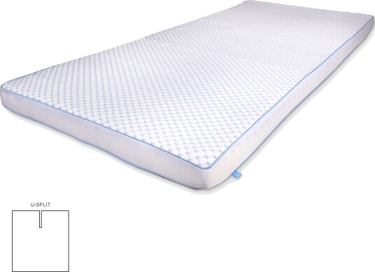 Kjølende U splittet topmadras 180x200 cm 7 soner Luksus memoryskum topmadras 8 cm høy SLEEP TECH By Borg Kjølende U splittet topmadras 180x200 cm 7 soner Luksus memoryskum topmadras 8 cm høy SLEEP TECH By Borg