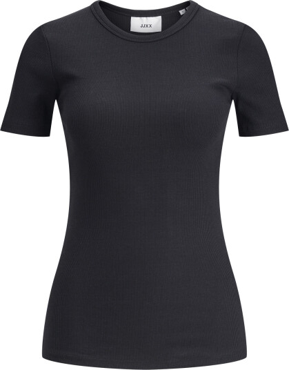 JJXX Kids Jxfrankie Str Ss Rib Tee Jrs Noos Grl Black 152 JJXX Kids Jxfrankie Str Ss Rib Tee Jrs Noos Grl Black 152